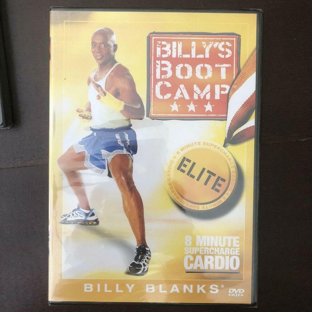 Billy Blanks Billys Boot Camp Elite Lot of 2 DVDs Sealed Cardio Lower Body
